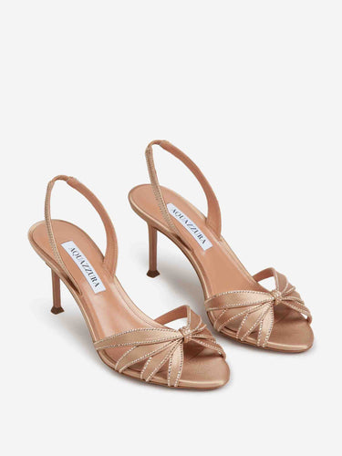 Aquazzura Mujer Barcelona Slingbacks Soulmate Crystal color Rosa Oro sku 800-005627 01 - Foto 2