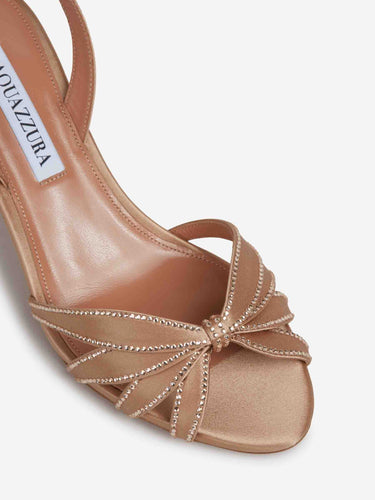 Aquazzura Mujer Barcelona Slingbacks Soulmate Crystal color Rosa Oro sku 800-005627 01 - Foto 5