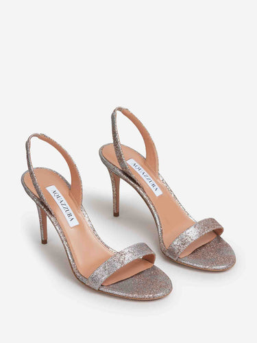 Aquazzura Mujer Barcelona Sandalia So Nude color Plateado sku 800-005628 01 - Foto 2