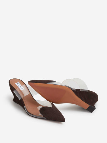 Alaïa Mujer Barcelona Mules Le Coeur color Burdeos sku 800-005632 01 - Foto 4