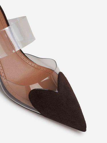 Alaïa Mujer Barcelona Mules Le Coeur color Burdeos sku 800-005632 01 - Foto 5