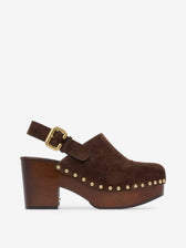 Chloé Mujer Barcelona Zuecos Jeannette color Marrón Oscuro sku 800-005633 01 - Foto 1