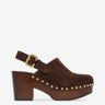 Chloé Mujer Barcelona Zuecos Jeannette color Marrón Oscuro sku 800-005633 01 - Foto 1