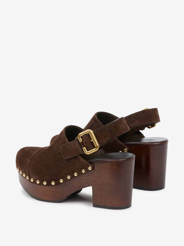 Chloé Mujer Barcelona Zuecos Jeannette color Marrón Oscuro sku 800-005633 01 - Foto 3