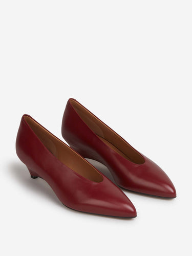 Jil Sander Mujer Barcelona Zapatos Tacón color Burdeos sku 800-005634 01 - Foto 2