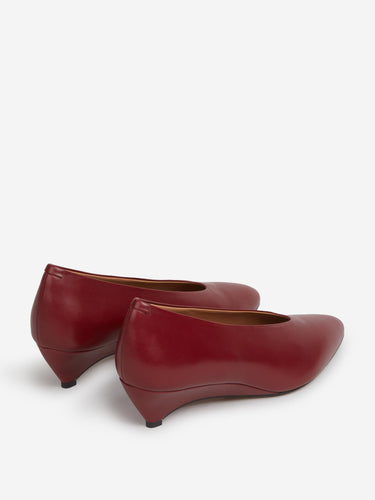Jil Sander Mujer Barcelona Zapatos Tacón color Burdeos sku 800-005634 01 - Foto 3