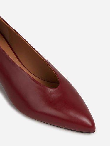 Jil Sander Mujer Barcelona Zapatos Tacón color Burdeos sku 800-005634 01 - Foto 5