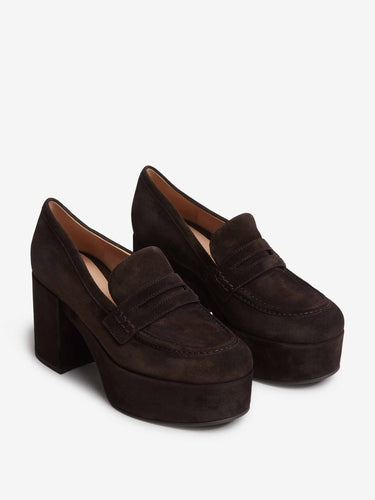 Gianvito Rossi Mujer Barcelona Zapato Jenna color Marrón Oscuro sku 800-005639 00 - Foto 2