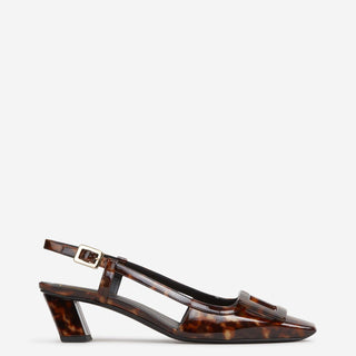 Roger Vivier Mujer Barcelona Salones Slingback Belle Vivier color Carey sku 800-005644 01 - Foto 1