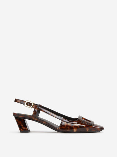 Roger Vivier Mujer Barcelona Salones Slingback Belle Vivier color Carey sku 800-005644 01 - Foto 1