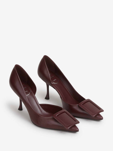 Roger Vivier Mujer Barcelona Zapatos Viv' in The City D'Orsay color Burdeos sku 800-005645 01 - Foto 2