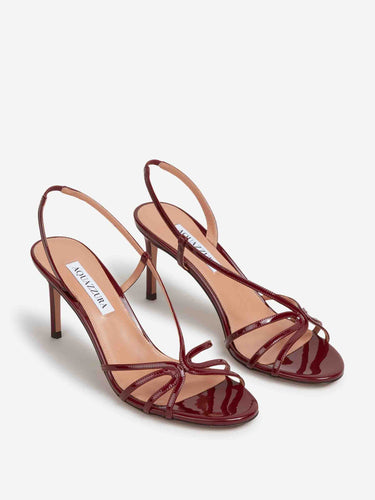 Aquazzura Mujer Barcelona Sandalias Talk To Me 75 color Burdeos sku 800-005648 00 - Foto 2