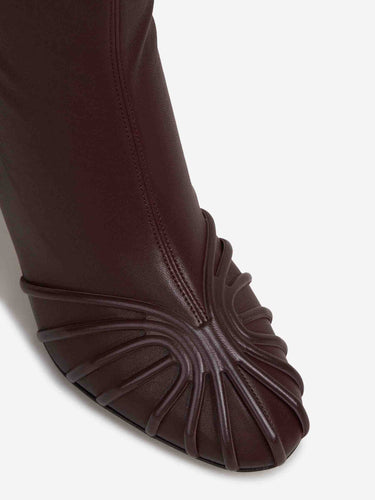 Aleví Milano Mujer Barcelona Botines Karen 75 color Burdeos sku 800-005651 01 - Foto 5