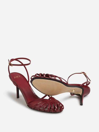 Aleví Milano Mujer Barcelona Sandalias Blake 75 color Burdeos sku 800-005652 01 - Foto 4