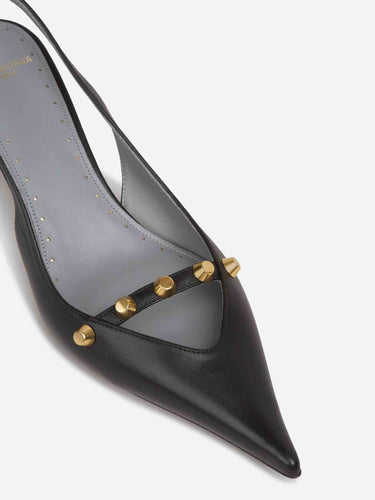 Balenciaga Mujer Barcelona Slingbacks Tachuelas color Negro sku 800-005655 01 - Foto 5