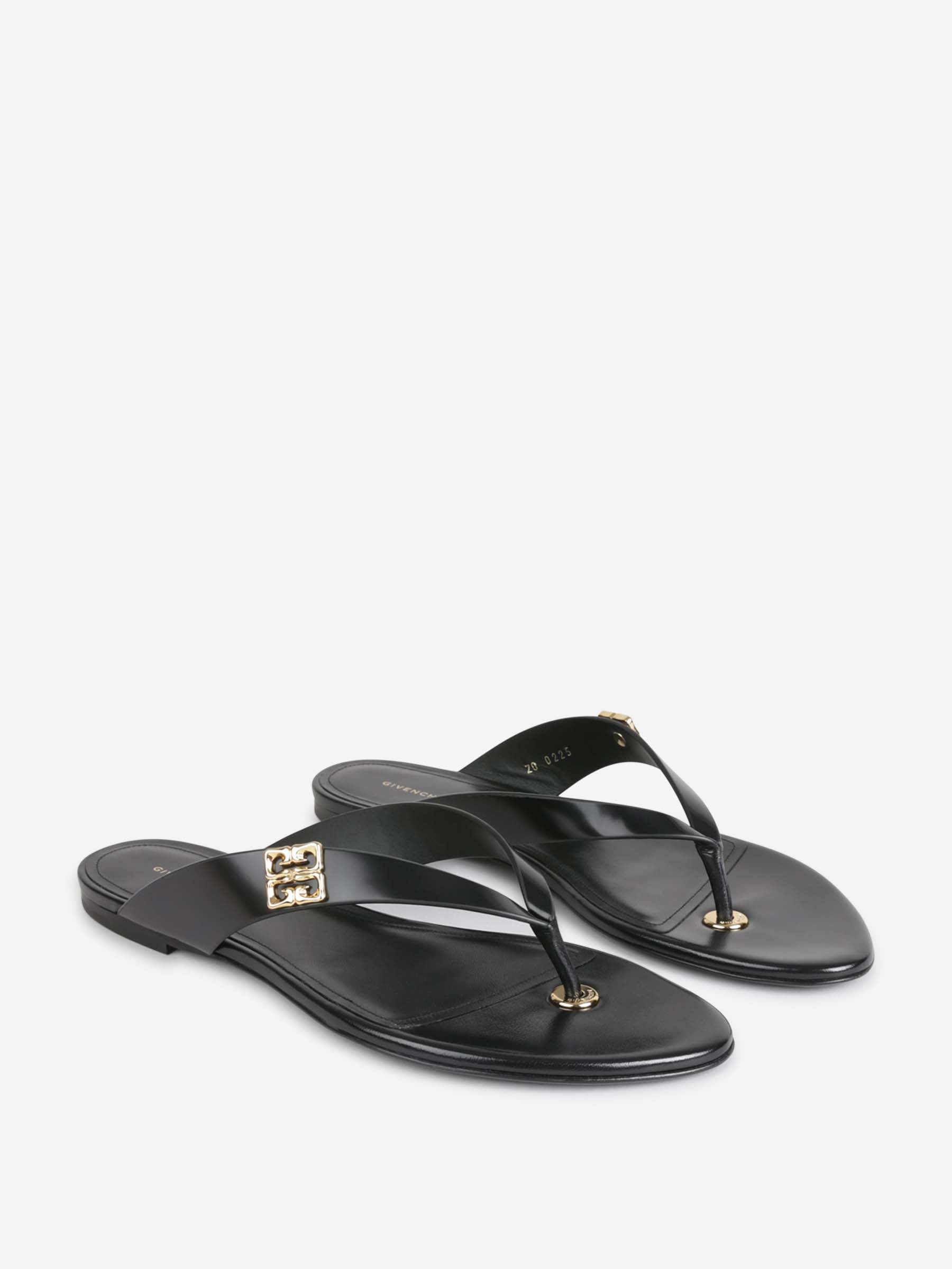 Givenchy Mujer Barcelona Sandalias Flip Flop 4G color Negro sku 801-000002 01 - Foto 2