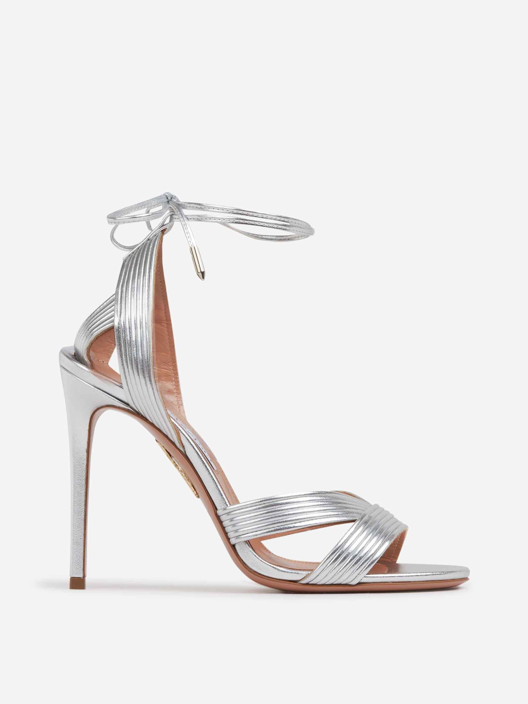 Aquazzura Mujer Barcelona Sandalias Ari 105 color Plateado sku 801-000004 01 - Foto 1