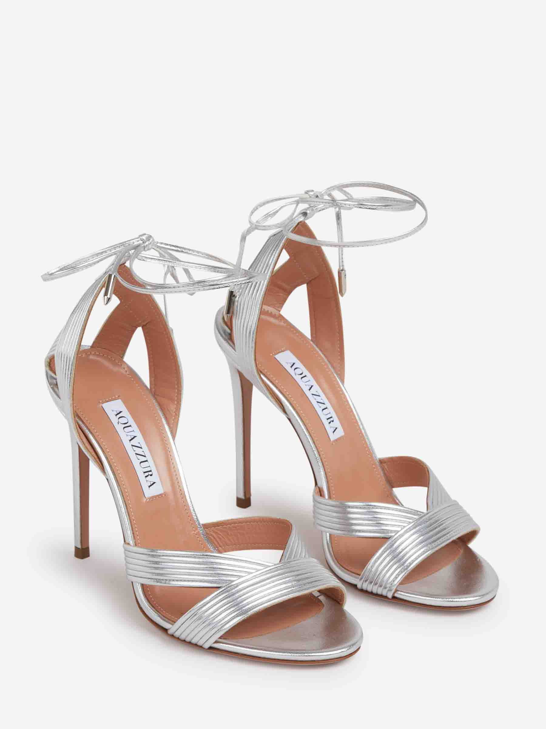 Aquazzura Mujer Barcelona Sandalias Ari 105 color Plateado sku 801-000004 01 - Foto 2