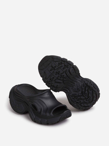 Balenciaga Mujer Barcelona Sandalias 6XL Slide color Negro sku 801-000014 01 - Foto 4