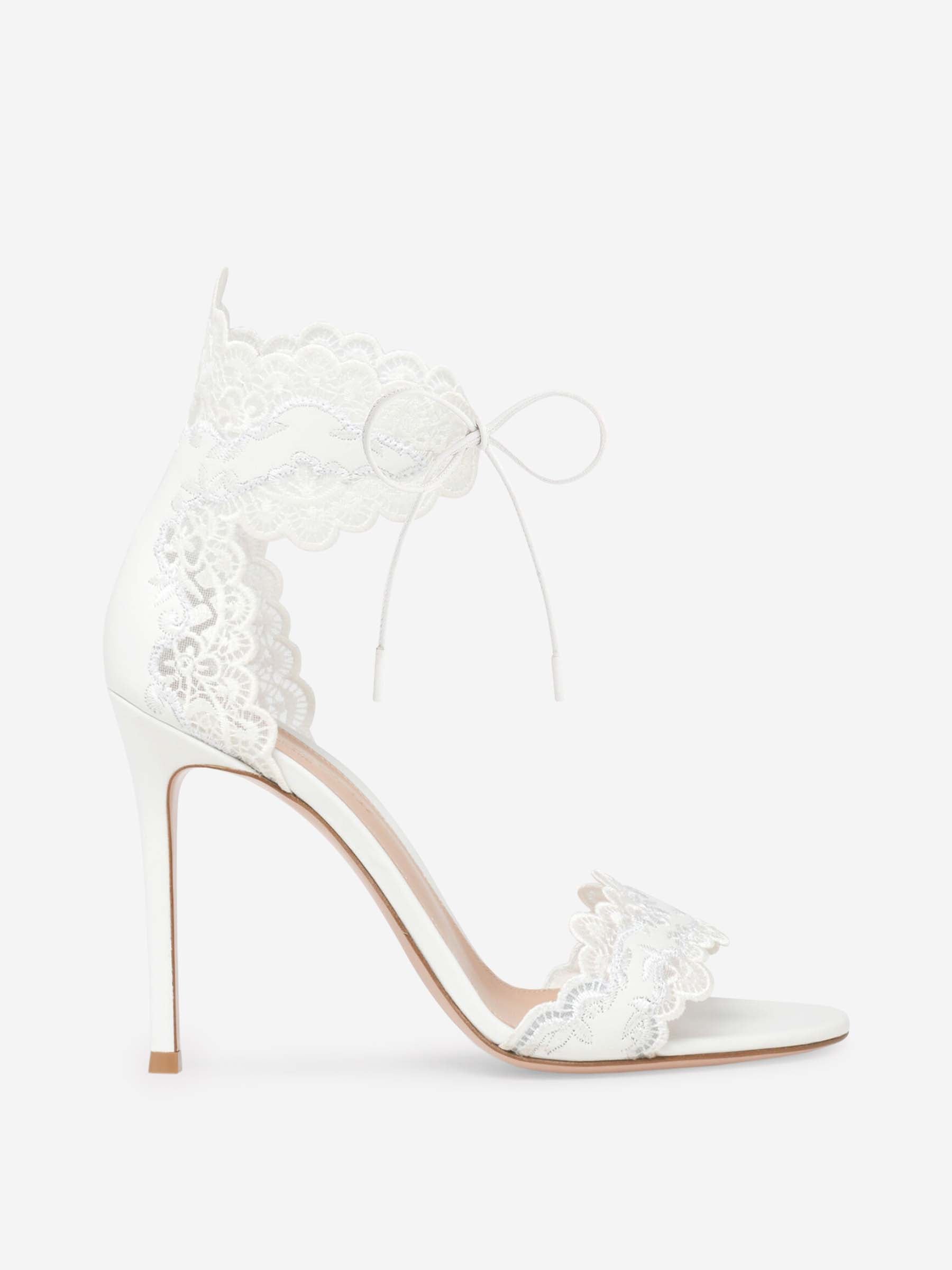 Gianvito Rossi Mujer Barcelona Sandalias Evie color Blanco sku 801-000016 01 - Foto 1