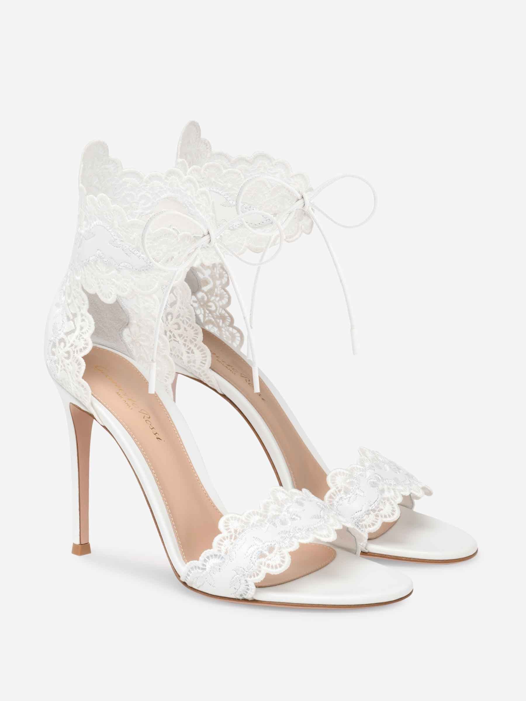 Gianvito Rossi Mujer Barcelona Sandalias Evie color Blanco sku 801-000016 01 - Foto 2