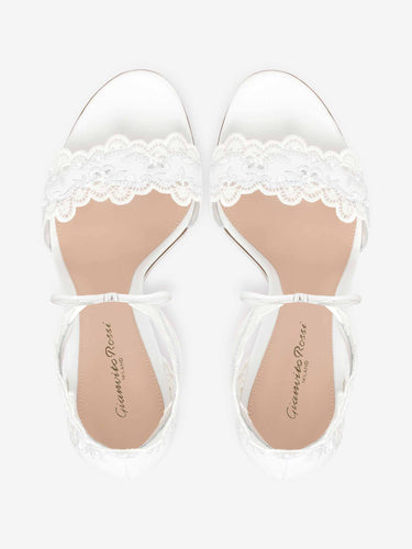 Gianvito Rossi Mujer Barcelona Sandalias Evie color Blanco sku 801-000016 01 - Foto 3