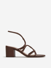 Gianvito Rossi Mujer Barcelona Sandalia Tacón Bajo color Marrón sku 801-000017 01 - Foto 1
