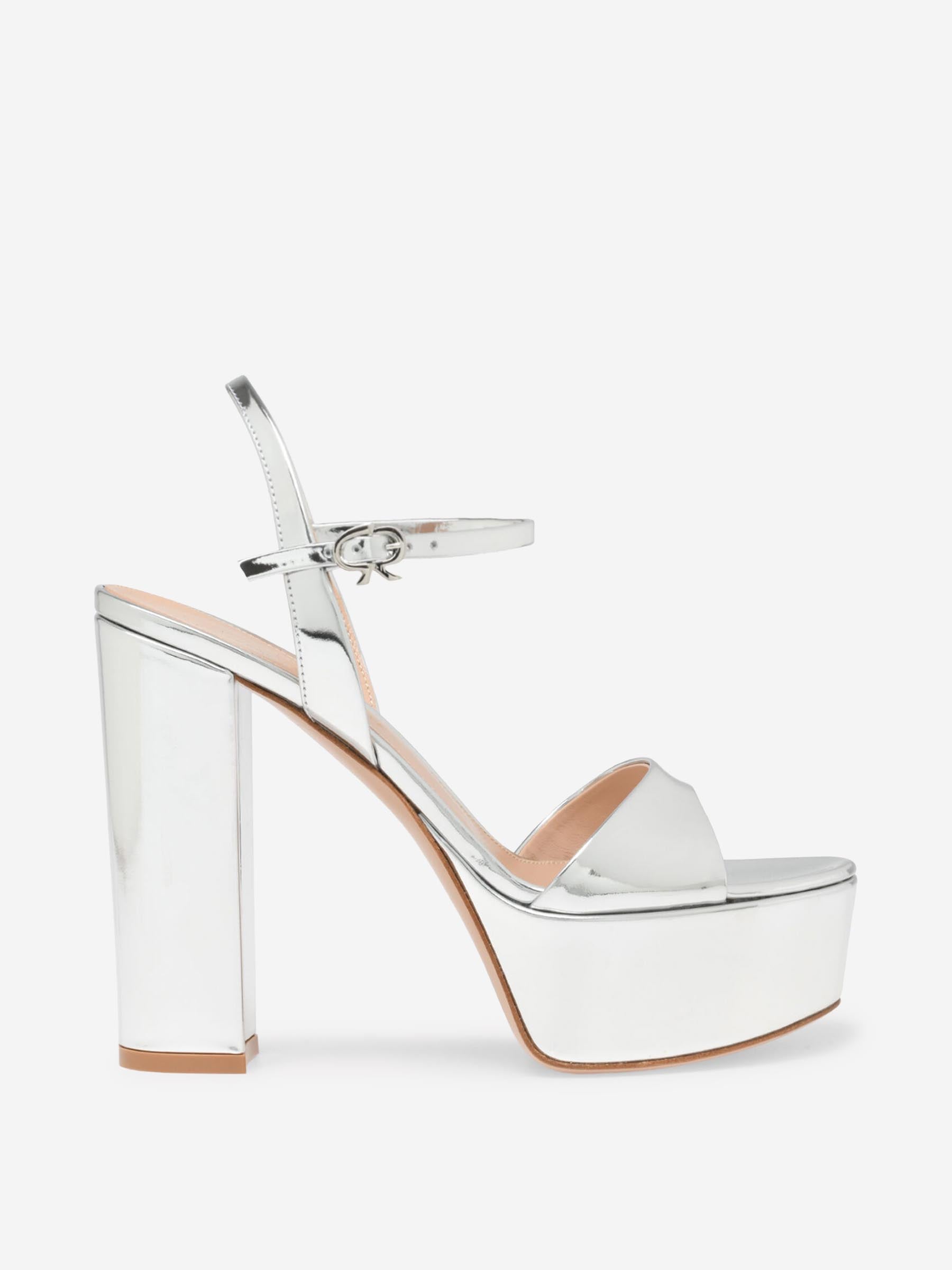 Gianvito Rossi Mujer Barcelona Zapatos de Tacón Marlena color Plateado sku 801-000020 01 - Foto 1