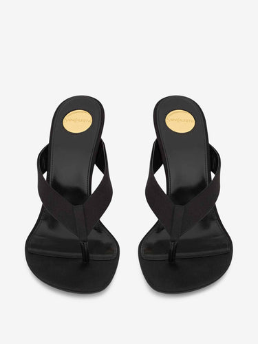 Saint Laurent Mujer Barcelona Sandalias Mules Opyum color Negro sku 801-000021 01 - Foto 3