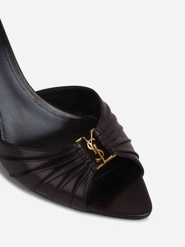 Saint Laurent Mujer Barcelona Sandalias Mules Babylone color Negro sku 801-000023 01 - Foto 5