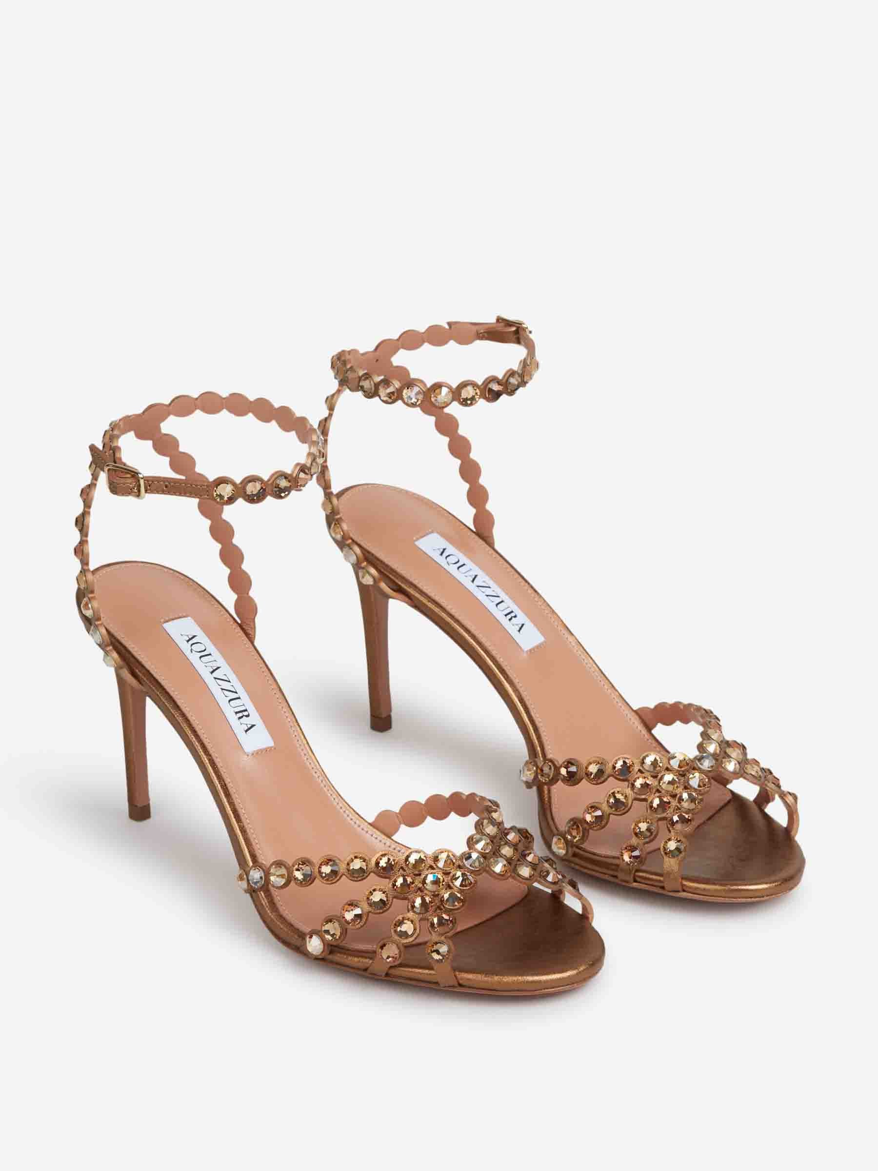 Aquazzura Mujer Barcelona Sandalias Tequila 85 color Dorado sku 801-000025 01 - Foto 2