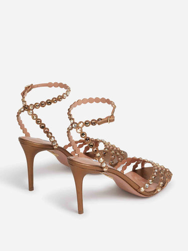 Aquazzura Mujer Barcelona Sandalias Tequila 85 color Dorado sku 801-000025 01 - Foto 3