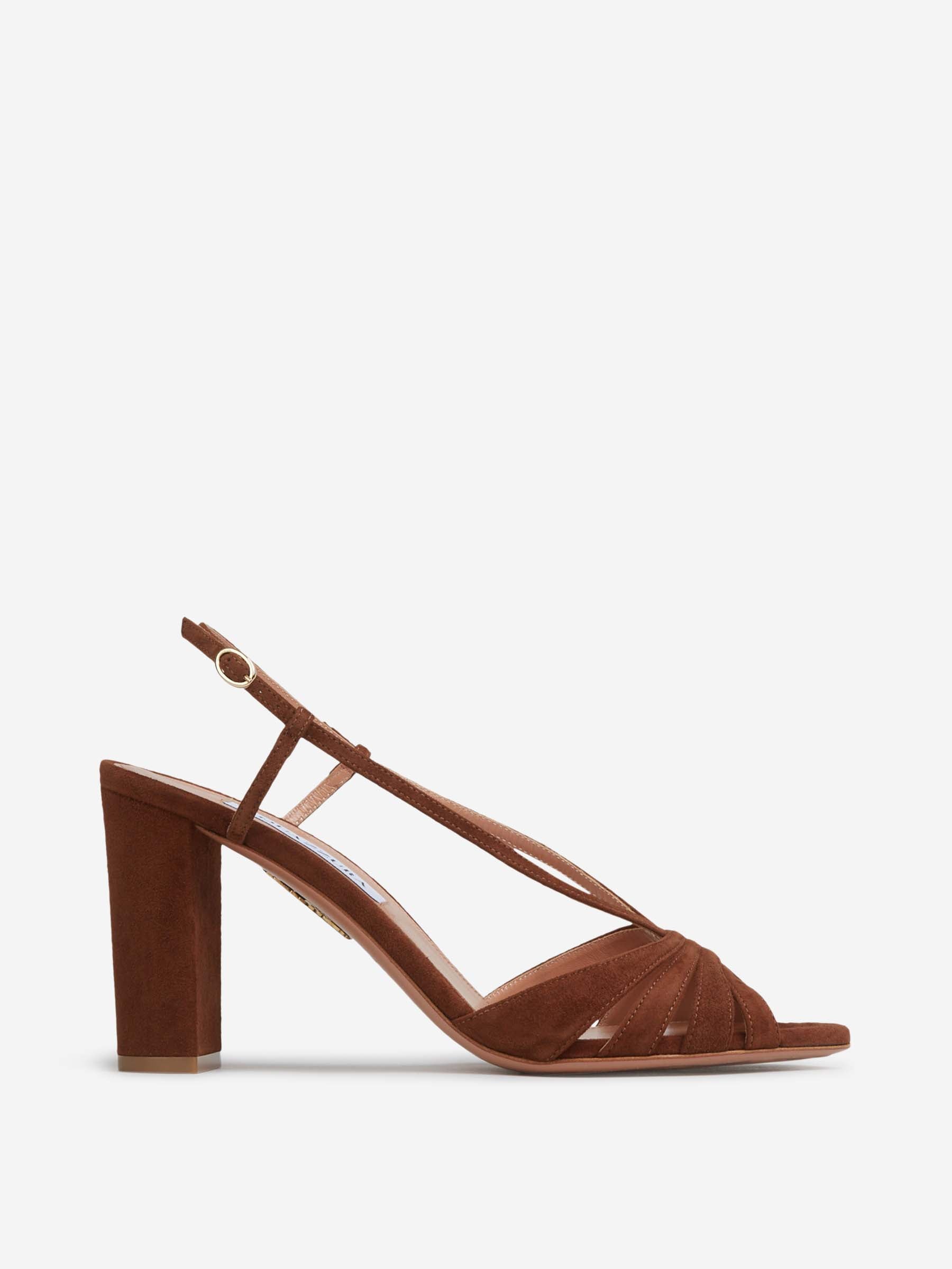 Aquazzura Mujer Barcelona Sandalias Aimée 85 color Marrón sku 801-000026 01 - Foto 1