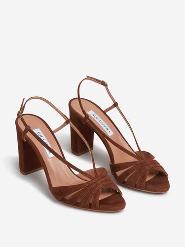Aquazzura Mujer Barcelona Sandalias Aimée 85 color Marrón sku 801-000026 01 - Foto 2