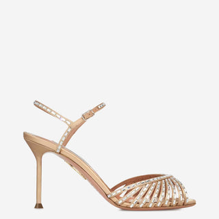 Aquazzura Mujer Barcelona Sandalias Hold Me Crystal 85 color Nude sku 801-000030 02 - Foto 1