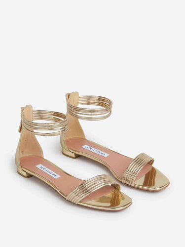 Aquazzura Mujer Barcelona Sandalias Sway color Dorado sku 801-000031 01 - Foto 2
