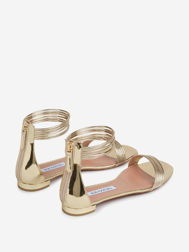 Aquazzura Mujer Barcelona Sandalias Sway color Dorado sku 801-000031 01 - Foto 3