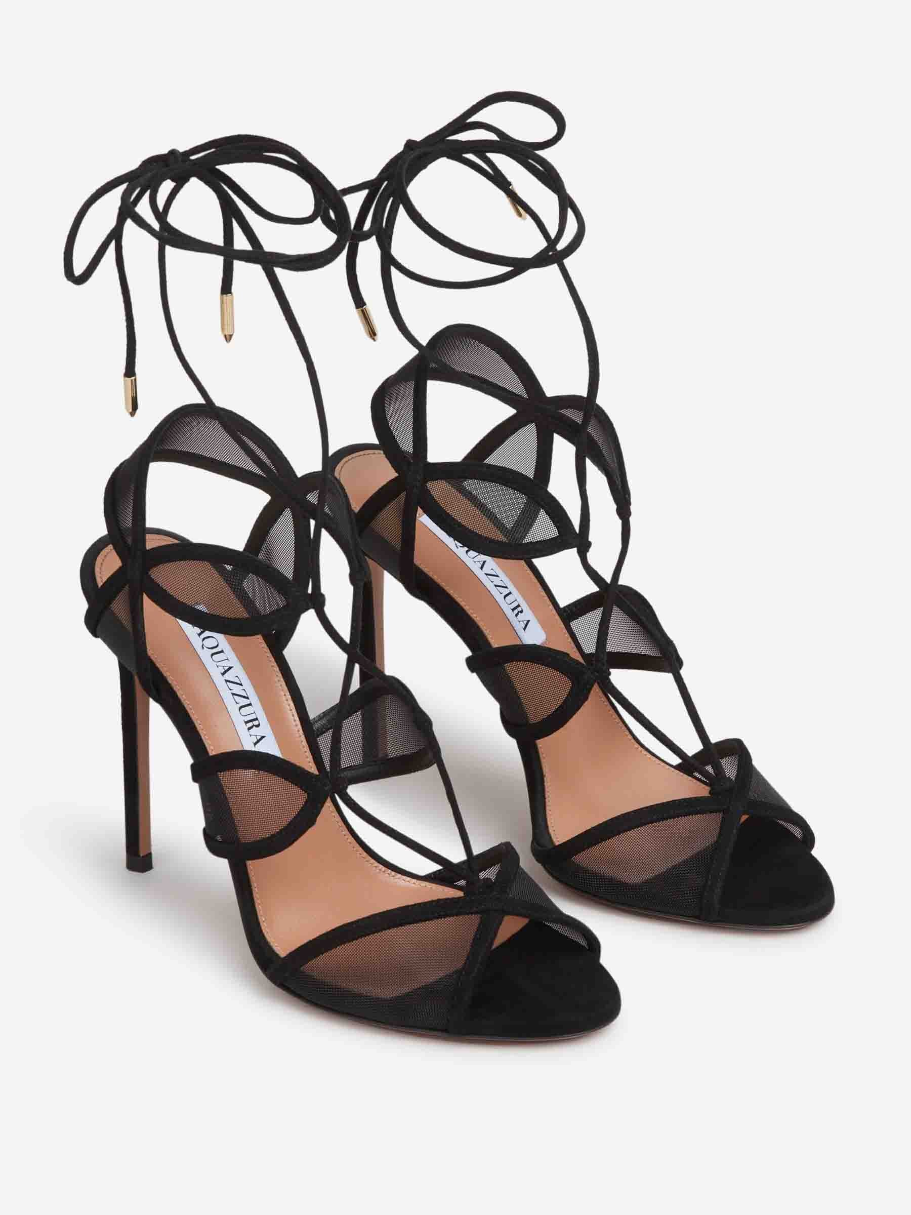 Aquazzura Mujer Barcelona Sandalias Fatal Attraction 105 color Negro sku 801-000033 01 - Foto 2