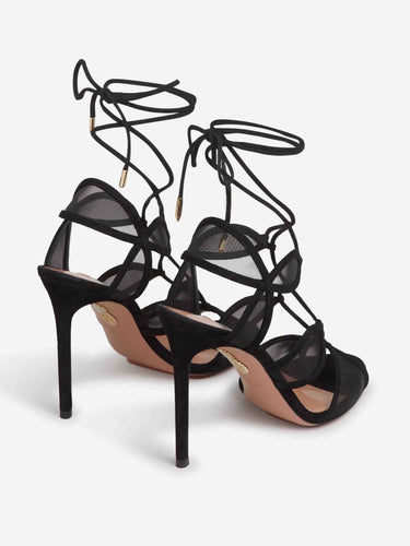 Aquazzura Mujer Barcelona Sandalias Fatal Attraction 105 color Negro sku 801-000033 01 - Foto 3