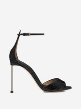 Tom Ford Mujer Barcelona Sandalias Tacón Pitón color Negro sku 801-000035 01 - Foto 1