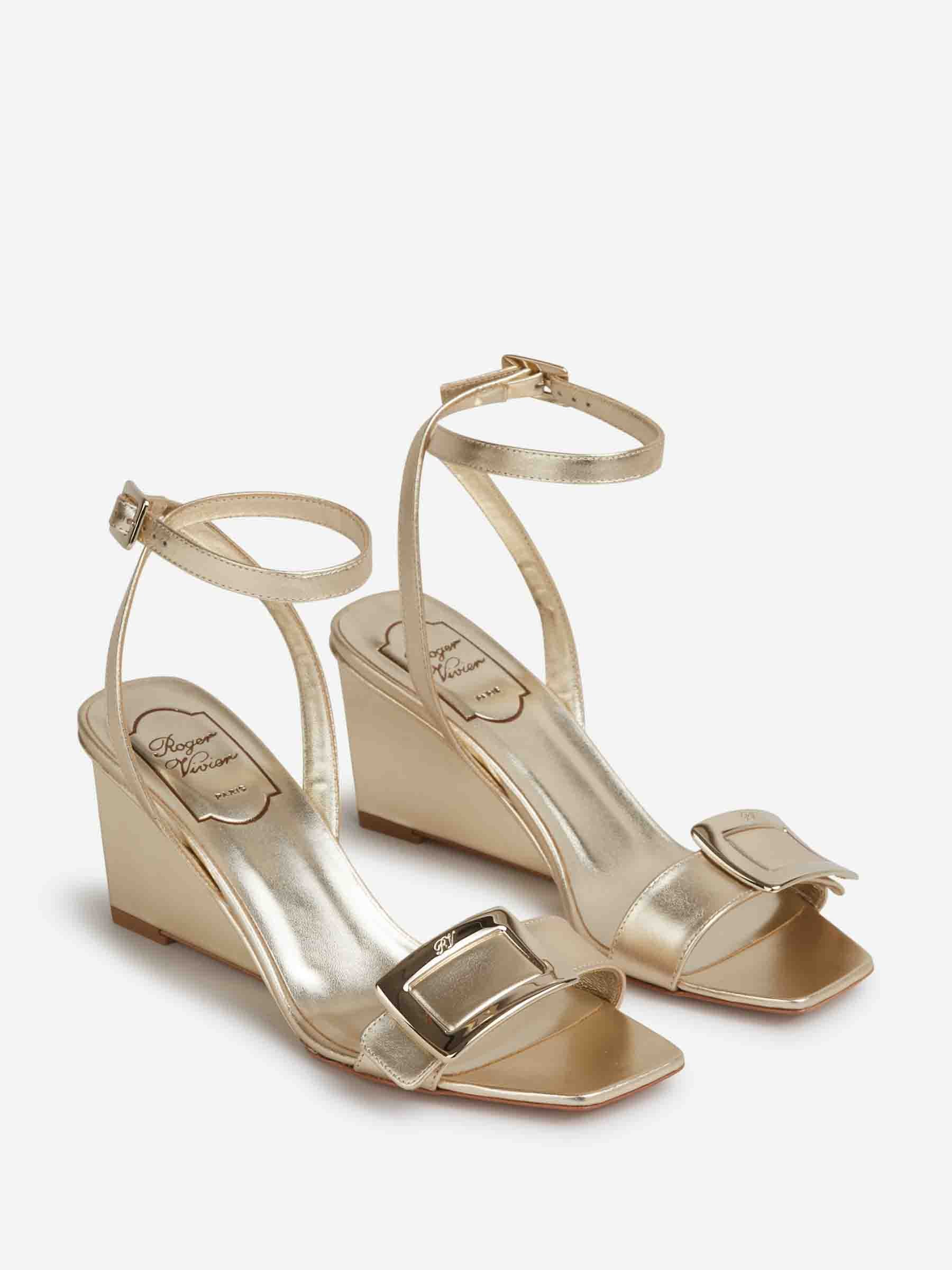 Roger Vivier Mujer Barcelona Sandalias Belle Vivier 60 color Dorado sku 801-000040 01 - Foto 2
