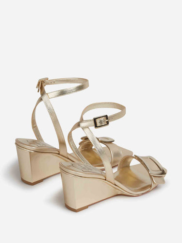 Roger Vivier Mujer Barcelona Sandalias Belle Vivier 60 color Dorado sku 801-000040 01 - Foto 3