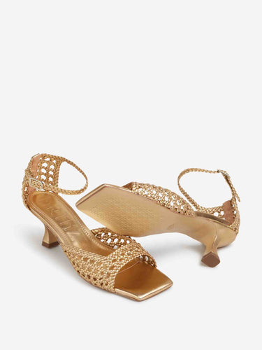 Souliers Martinez Mujer Barcelona Sandalias Veronica 60 color Dorado sku 801-000047 01 - Foto 4