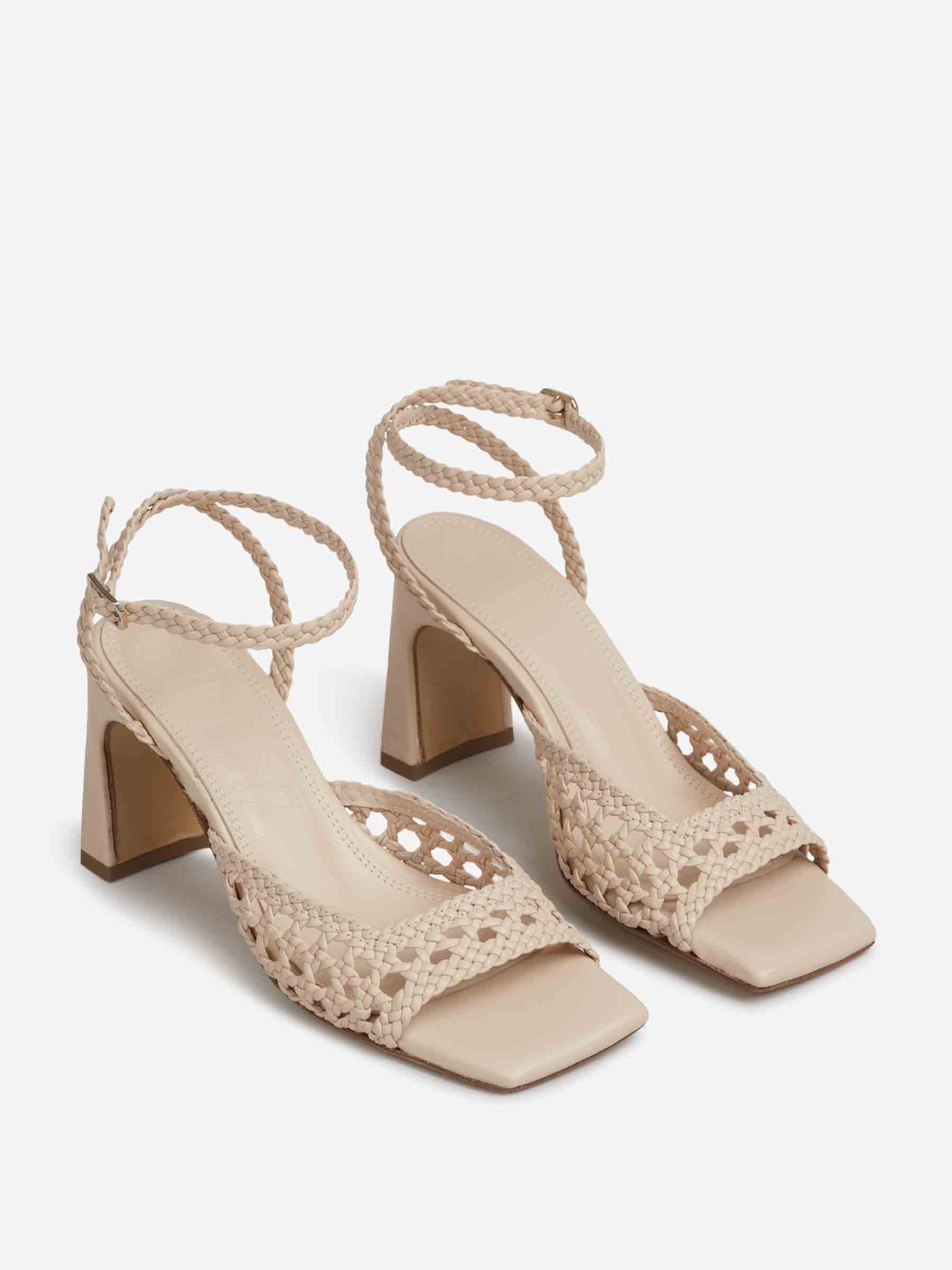 Souliers Martinez Mujer Barcelona Sandalias Lea color Beige sku 801-000048 01 - Foto 2