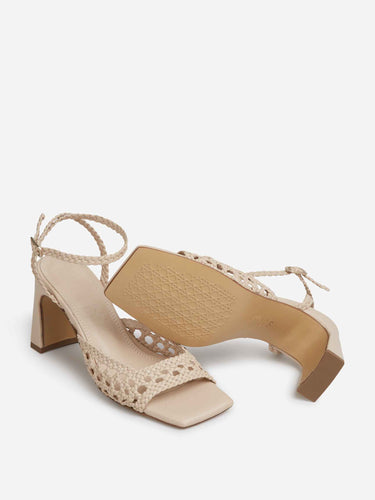 Souliers Martinez Mujer Barcelona Sandalias Lea color Beige sku 801-000048 01 - Foto 4