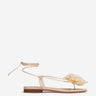 Magda Butrym Mujer Barcelona Sandalias Planas Flores color Crema sku 801-000049 01 - Foto 1