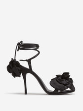 Magda Butrym Mujer Barcelona Sandalias Flor Satén color Negro sku 801-000050 01 - Foto 1