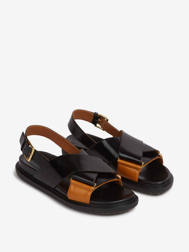 Marni Mujer Barcelona Sandalias Fussbett color Negro sku 801-000051 01 - Foto 2