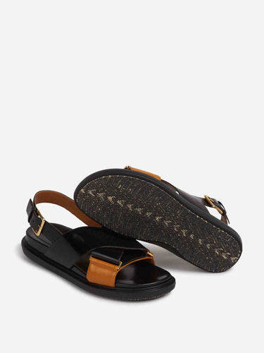 Marni Mujer Barcelona Sandalias Fussbett color Negro sku 801-000051 01 - Foto 4