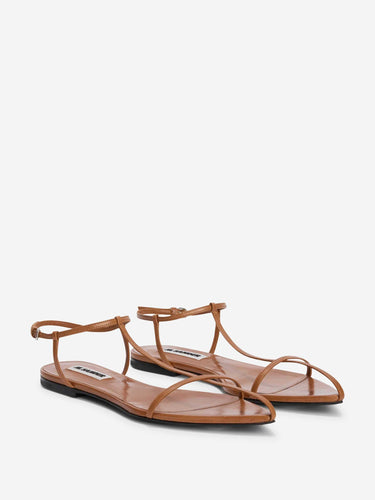 Jil Sander Mujer Barcelona Sandalias Cage Flat color Marrón sku 801-000053 01 - Foto 2